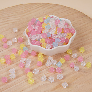 仿真带孔金平糖砂糖模型diy手工手链挂件饰品配件仿真食物糖果