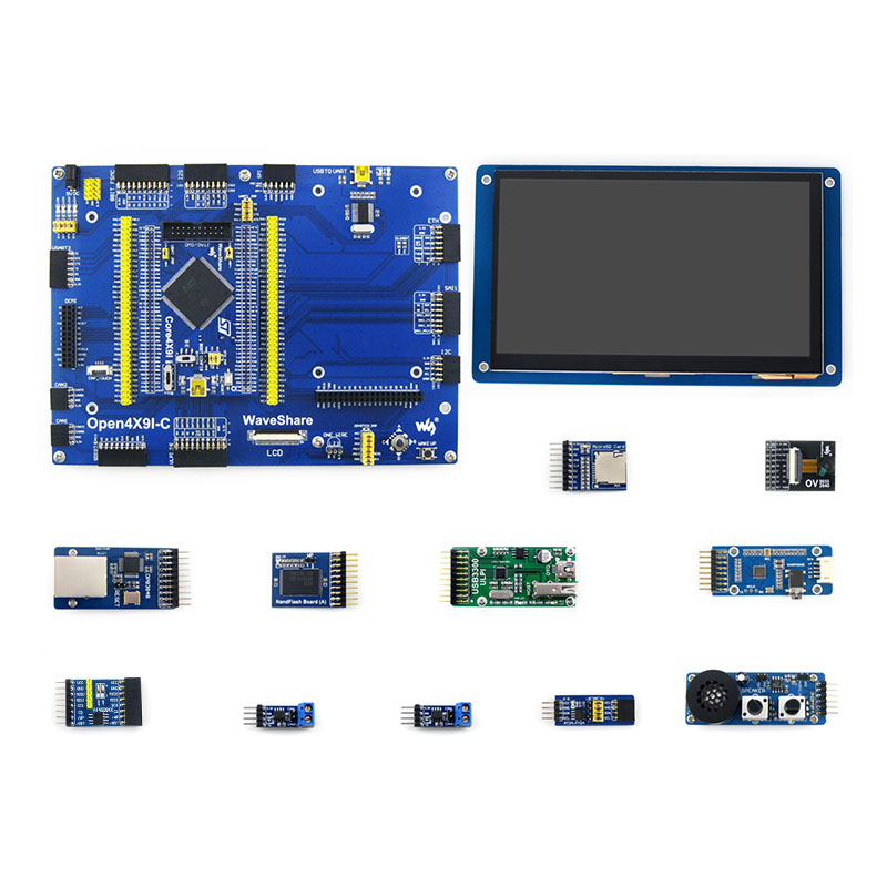 微雪 ARM STM32F429IGT6 STM32 开发板 核心板 + 7寸LCD 10模块