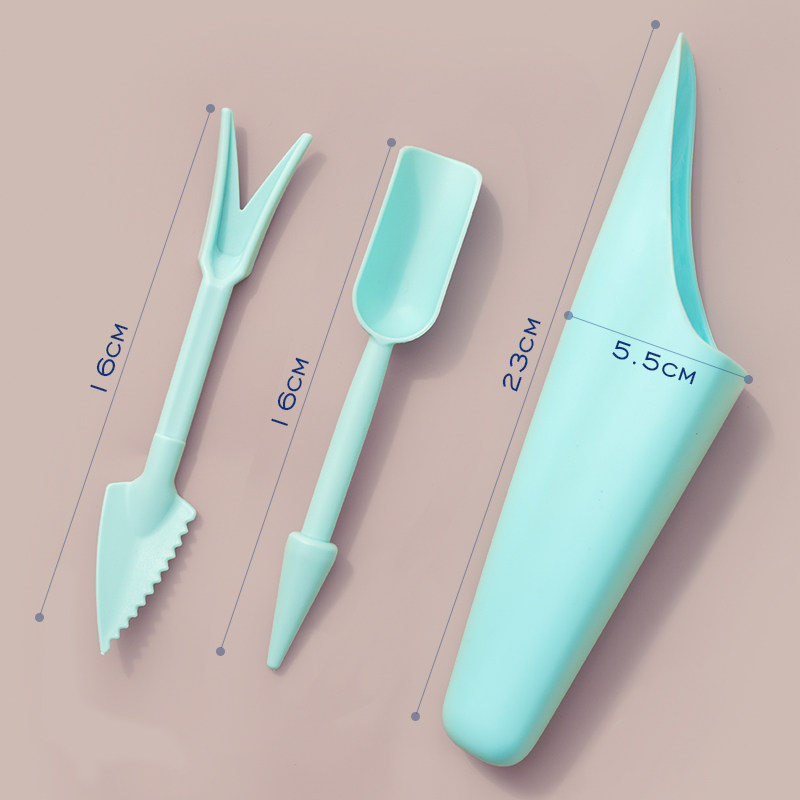 多肉种植工具套装迷你三件套移苗器多肉挖苗器铲土杯适合家庭园艺