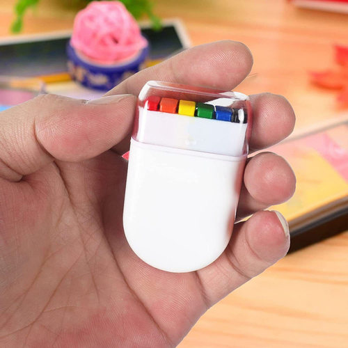 人体彩绘笔脸部彩虹条儿童宝宝面部涂鸦蜡笔应援啦啦队活动脸彩棒