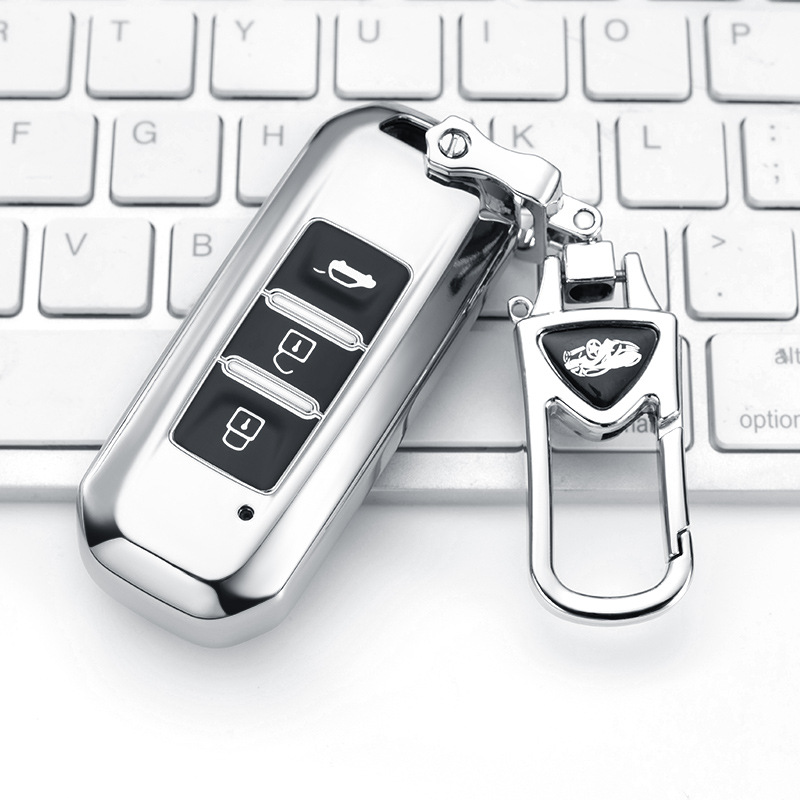 适用于宝骏510 19钥匙套560 730 530 E100豪华型智能钥匙包扣壳