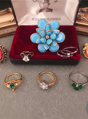 西洋古董首饰vintageFG卡梅