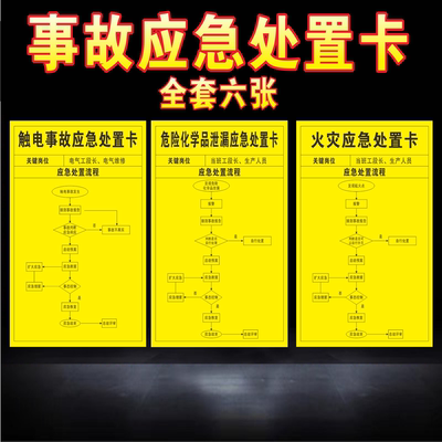 危险应急处置卡流程图处置卡