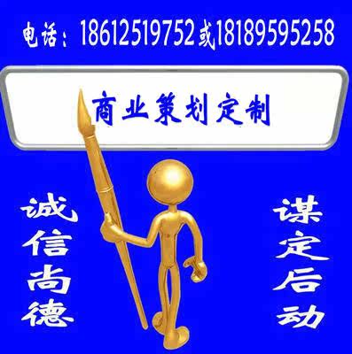 定制策划商业计划书|项目建议书|合作意向书|合作方案图片