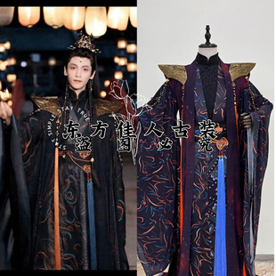 长月烬明汉服罗云熙同款古装影视剧武侠装影楼拍照男士演出服