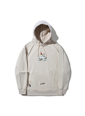 李宁x OG_SLICK联名款卫衣男女2025新款冬季男装上衣运动服AWDT72