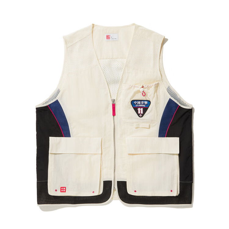 李宁马甲复古男士2025秋季新款情侣上衣单马夹宽松运动服AMDU061