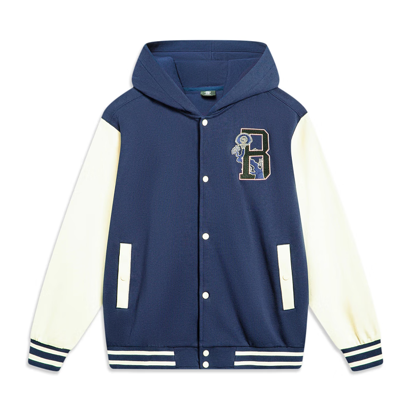 李宁卫衣男2025新款秋季反伍BADFIVE篮球系列开衫连帽外套AWDT467