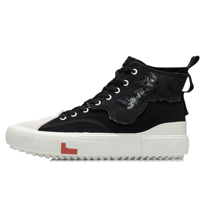 李宁男鞋高帮休闲运动鞋