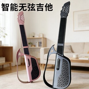跨境儿童乐器玩具电子无弦自动挡吉他男女孩多功能电子琴电音玩具
