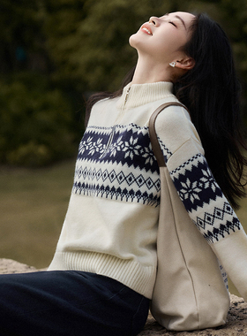 柒量一裁小个子毛针织衫巨好看韩系上衣早秋毛衣秋冬新款3139