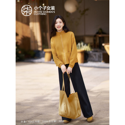 毛呢外套女冬高级感小个子加绒