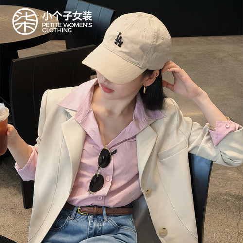 柒量一裁小个子多色通勤西装外套