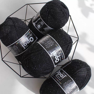 opal 银丝线 袜子线  羊毛线 德国进口袜纱 手工编织毛线