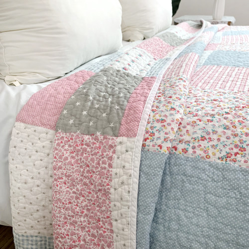 夏凉床盖全棉绗缝双人透气空调被