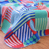 包邮 厂家外单春夏被纯棉日式 单绗缝床盖薄被子吸汗床铺炕垫暖气被