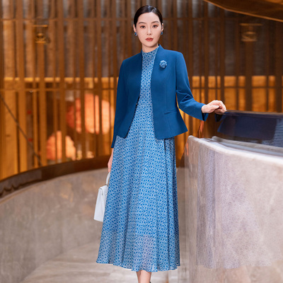 端庄大气时尚气质套装裙女两件套