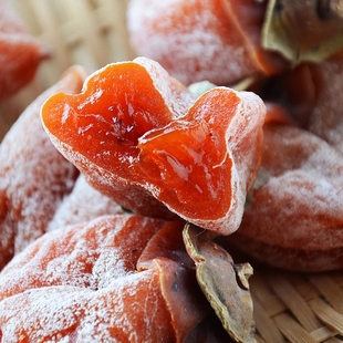 陕西富平柿饼 西安回民街特产 农家自制约500g 每日新鲜发货