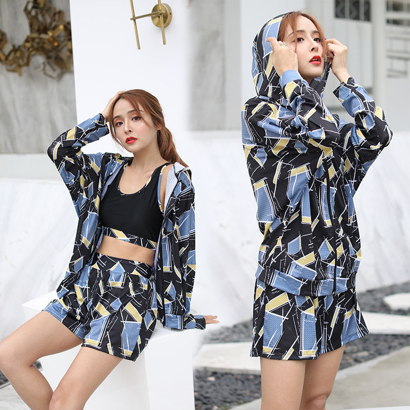 分体泳衣女三件套防晒连帽罩衫保守大码胖MM遮肚肉显瘦2020年新款|ruв категории движение/йога/фитнес/фанаты товаров, плавание, разделить купальник - от Buy2taobao.com для оказания профессиональной услуги покупки агента Taobao