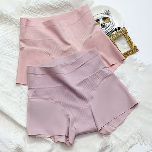 裸穿防走光安全打底内裤女2合1短款无痕一片式青年收腹提臀四角裤