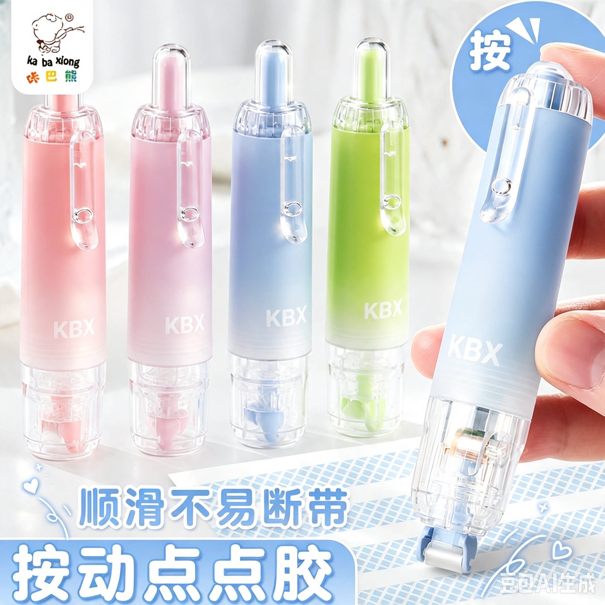 【咔巴熊按动点点胶】高粘度图片
