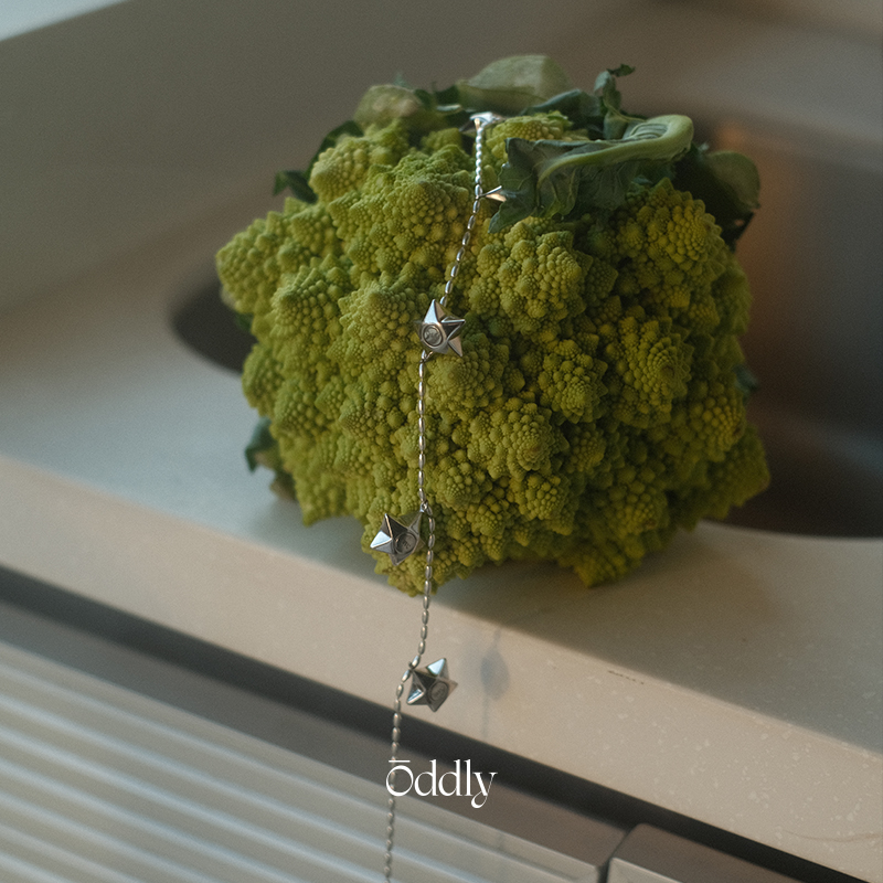 oddly 小众设计感星星项链女新款镀金吊坠银链轻奢高级感原创颈饰