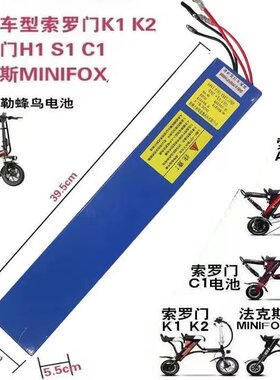 索罗门琦利优米欧36V48MiniFox力能王代驾锂电池H1K1A1C1洛克菲勒