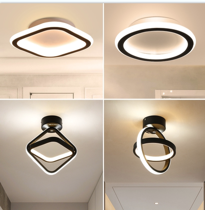 雷士照明玄关灯北欧式过道灯现代入户进门灯LED走廊阳台吸顶灯