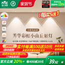 雷士照明超薄彩虹小山丘射灯嵌入式 家用客厅超薄筒灯洗墙灯芳华