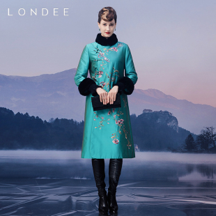 外套2T25053 保暖绿色长款 Londee 龙笛秋冬季