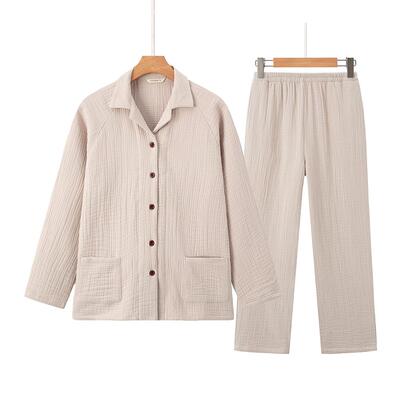 男女纯棉亲肤软糯睡衣