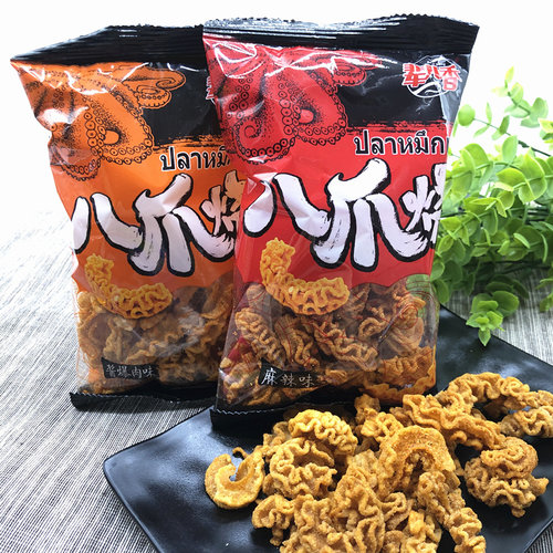 八爪烧麻辣味酱爆肉味追剧解馋