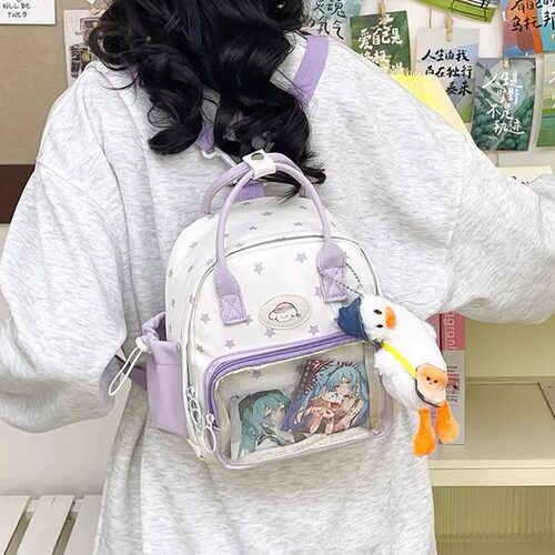 mini时尚潮流双肩包包女孩夏季新款可爱小背包简约手提包百搭女包