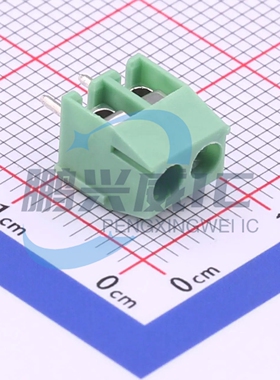 DB301V-3.5-2P-GN-S螺钉式接线端子 间距3.5mm直针1x2P可拼接