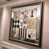 新奢华 欧博廊纯进口原版 新古典纯 饰画美式 辉煌巴洛克 画芯装