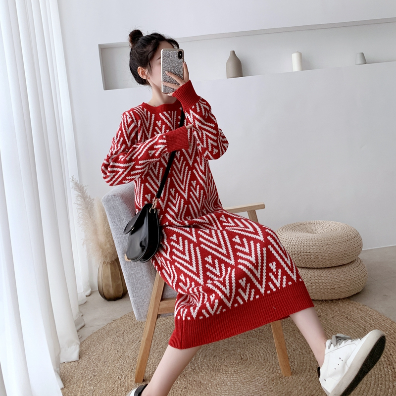 韩版宽松显瘦针织柔软舒服