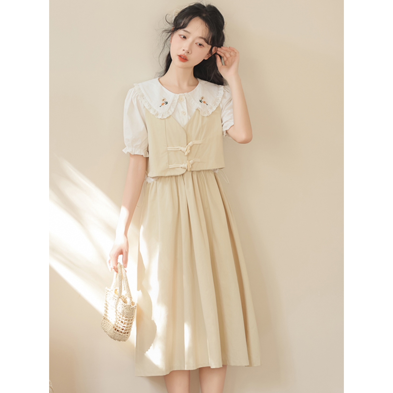 初中女生连衣裙夏季2025新