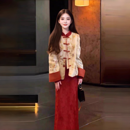 新中式国风洋气时髦外套旗