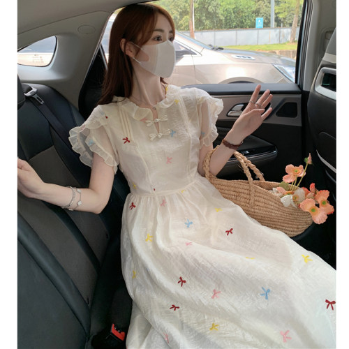 新中式国风连衣裙少女夏装