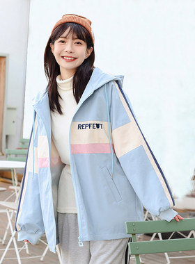 初中生春装休闲外套女学少大