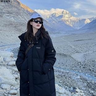 冬天棉衣女中长款面包服羽绒棉服冬季外套长款加厚棉袄2025年新款