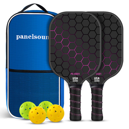 匹克球拍皮克球碳纤维t700全套装拍板pickleball捡球器3s