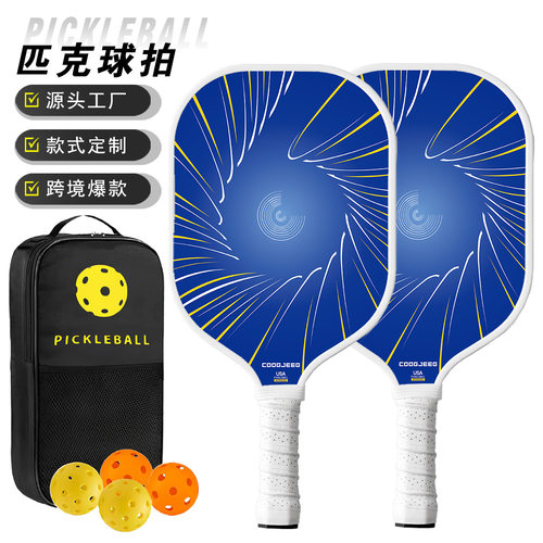 跨境匹克球拍套装玻璃纤维pp蜂窝板pickleball户外运动匹克球球拍