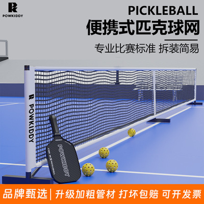 迪维斯Pickelball匹克球球网标准竞技专业户外便携式球网适用跨境
