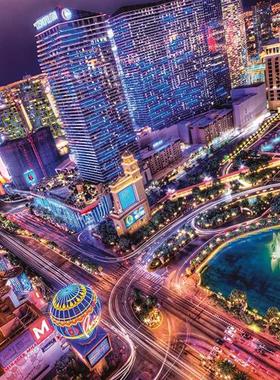 现货 Clementoni意大利进口益智拼图32555 拉斯维加斯夜晚2000片