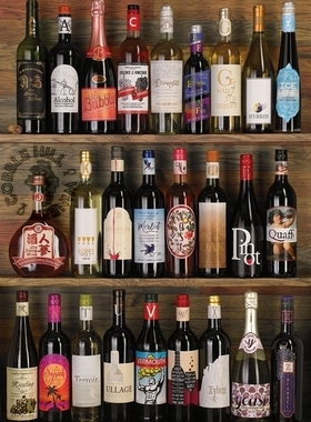 现货 加拿大Cobble Hill 进口益智拼图80029 葡萄酒字母表1000片