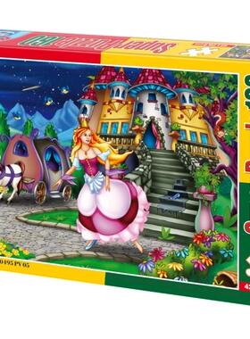 现货 D-Toys 罗马尼亚进口儿童益智童话拼图60495PV05灰姑娘160片