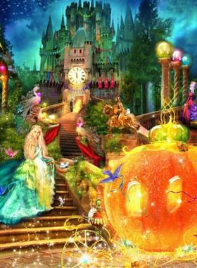 现货包邮 法国Bluebird蓝鸟进口益智童话拼图70197灰姑娘1000片