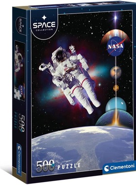 正品包邮Clementoni意大利进口益智拼图35106宇航空间站500片NASA