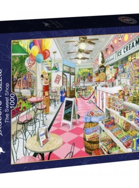 新品包邮 法国Bluebird蓝鸟进口益智拼图90746糖果甜品店1000片